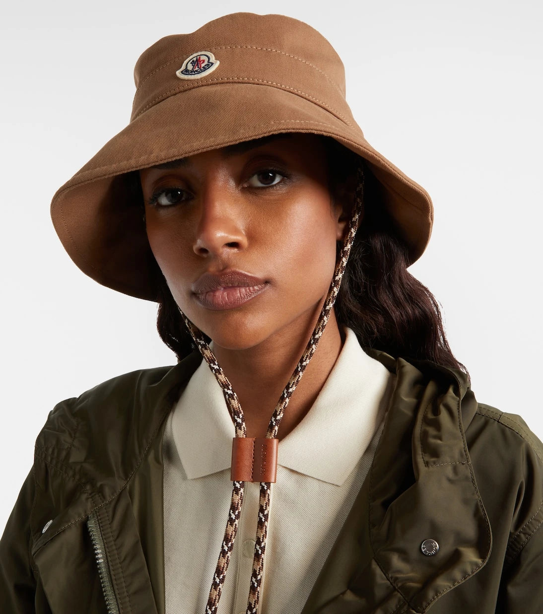 Moncler - Logo cotton canvas bucket hat