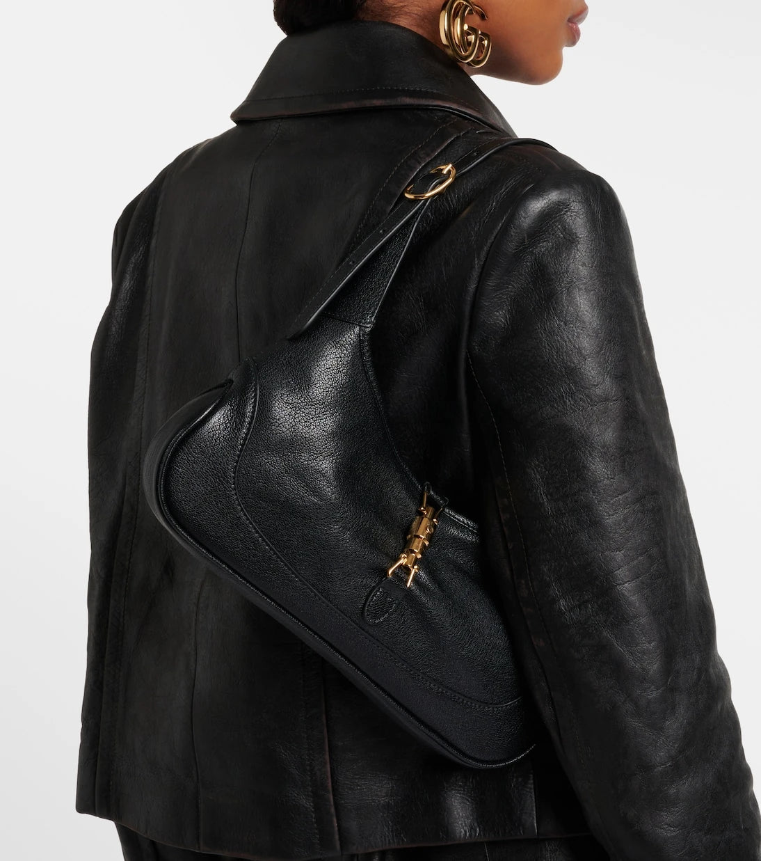 Gucci - Jackie Slim Medium leather shoulder bag