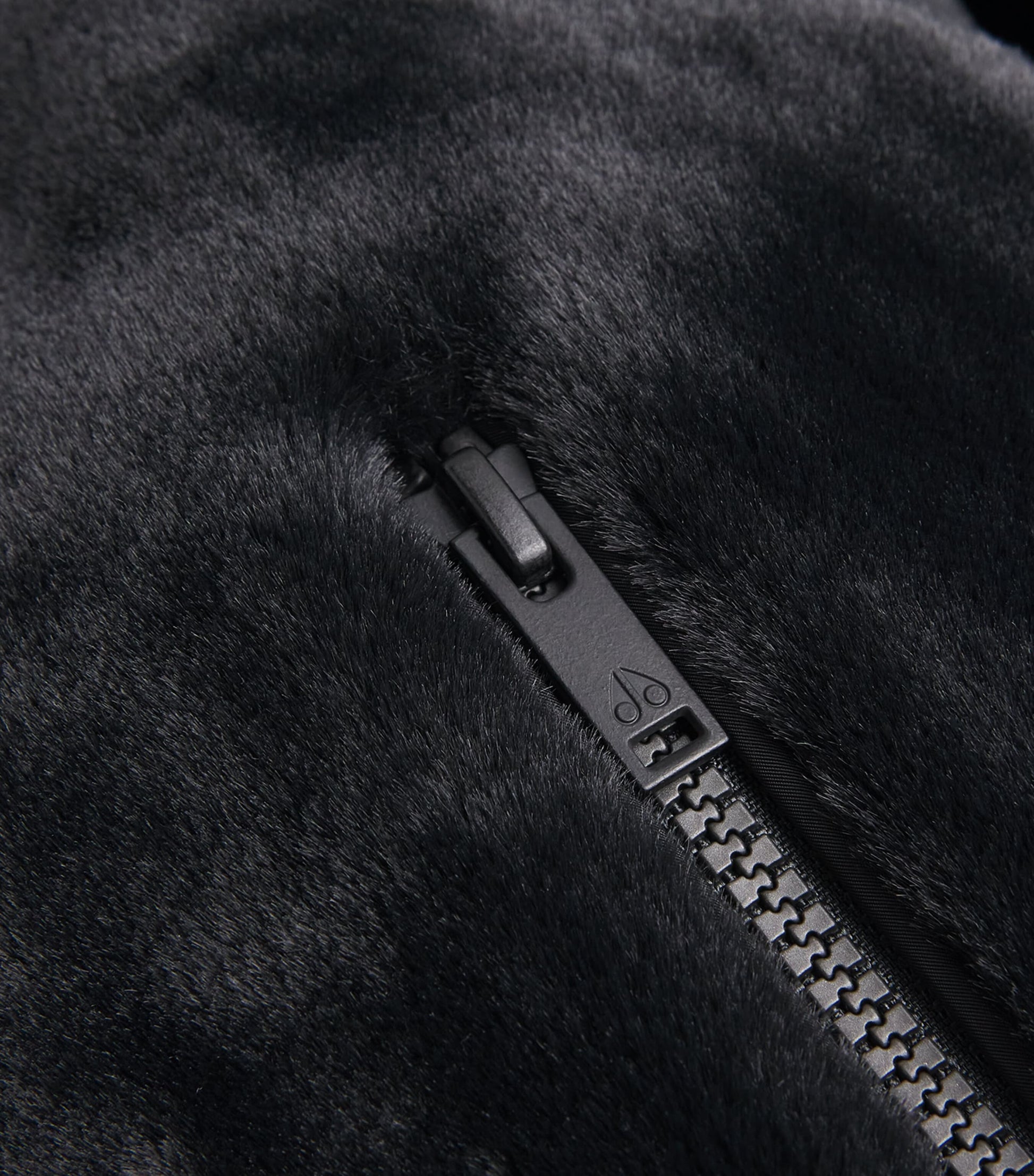 Moose Knuckles Black Reversible Roland Bunny Bomber Jacket