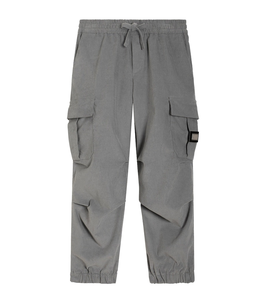 Dolce & Gabbana Kids Logo-Patch Cargo Trousers (8-12 Years)