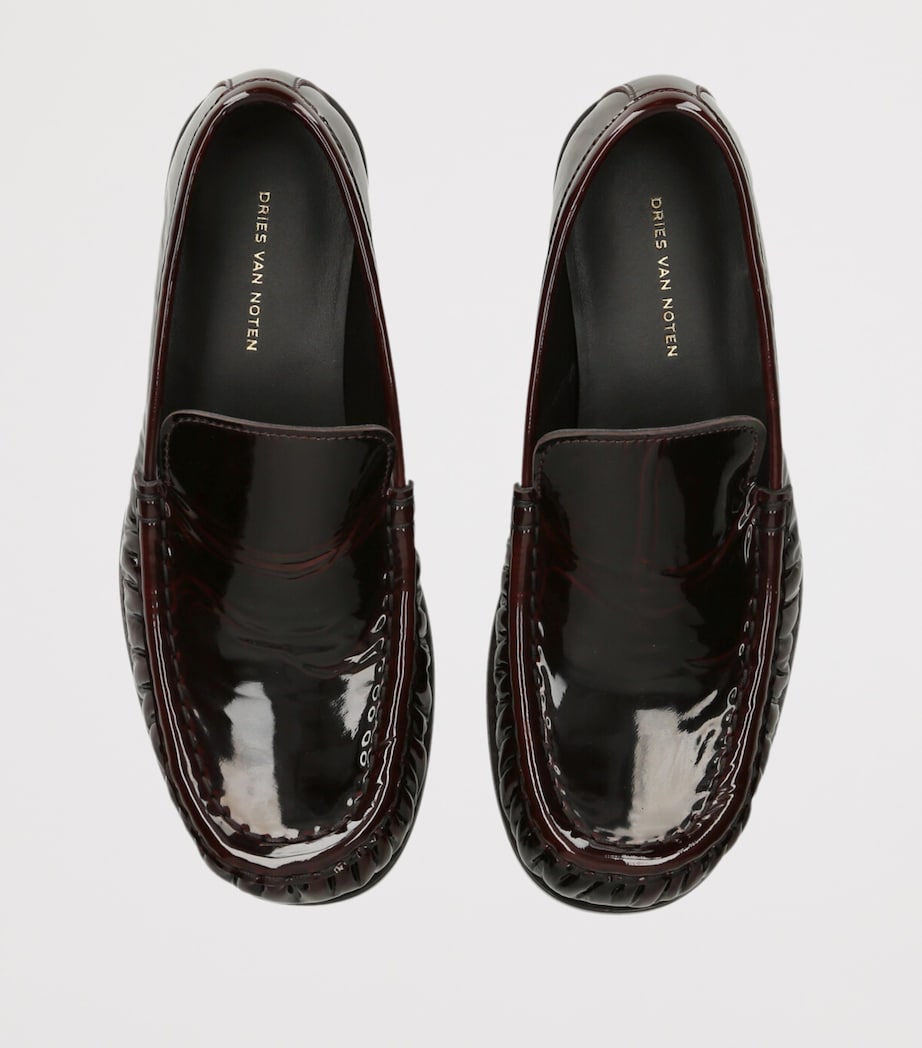 Patent Leather Ruched Loafer