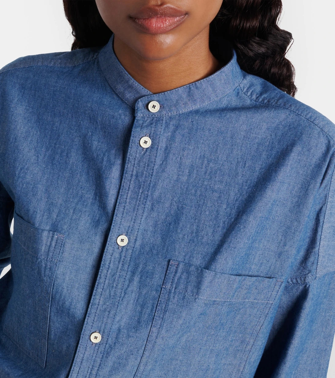 Loro Piana - Gyles cotton chambray shirt