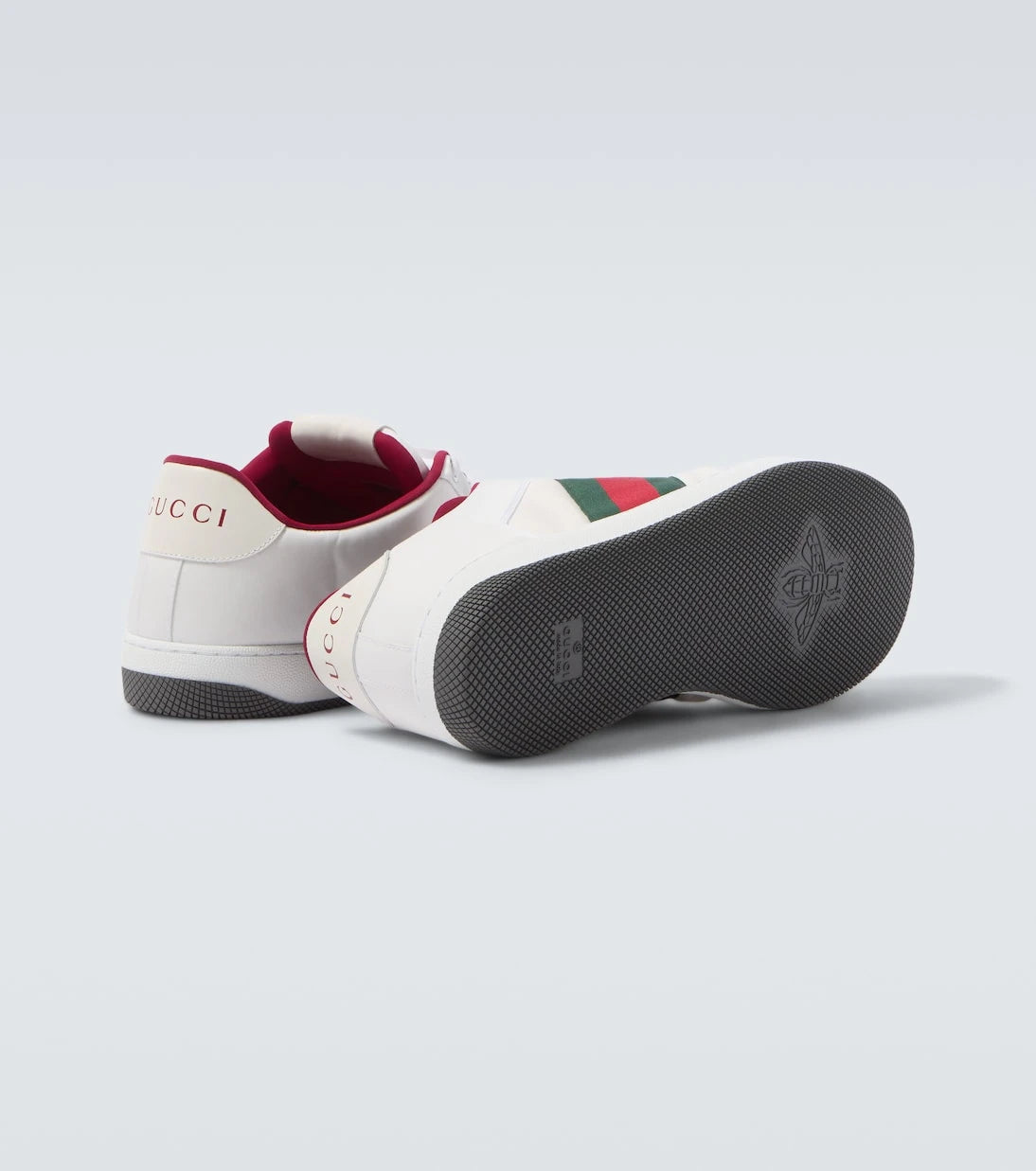 Gucci - Screener leather-trimmed sneakers