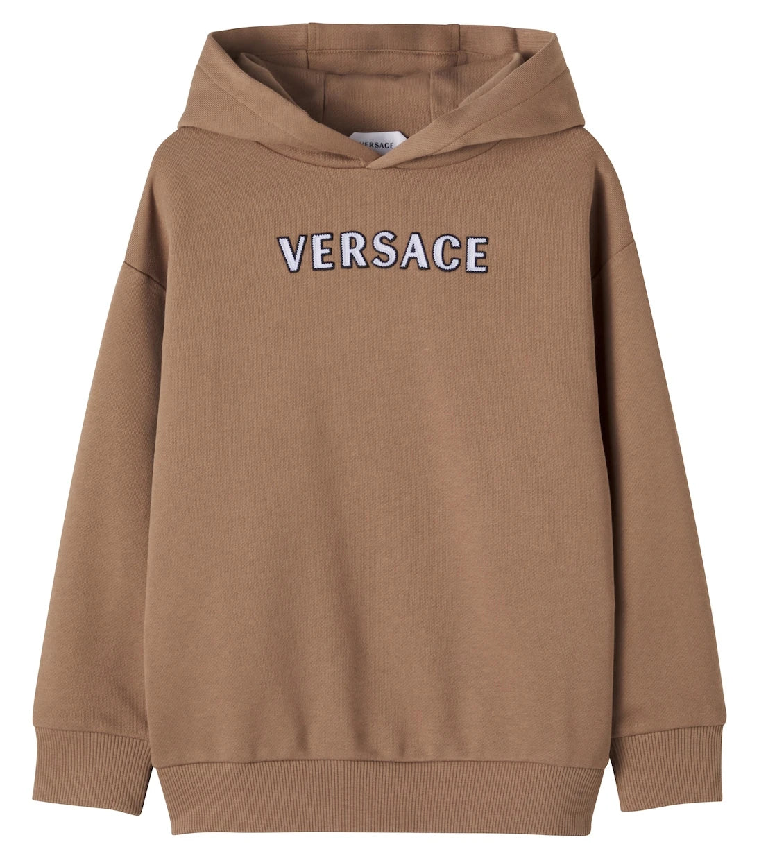 Versace Kids - Logo cotton jersey hoodie