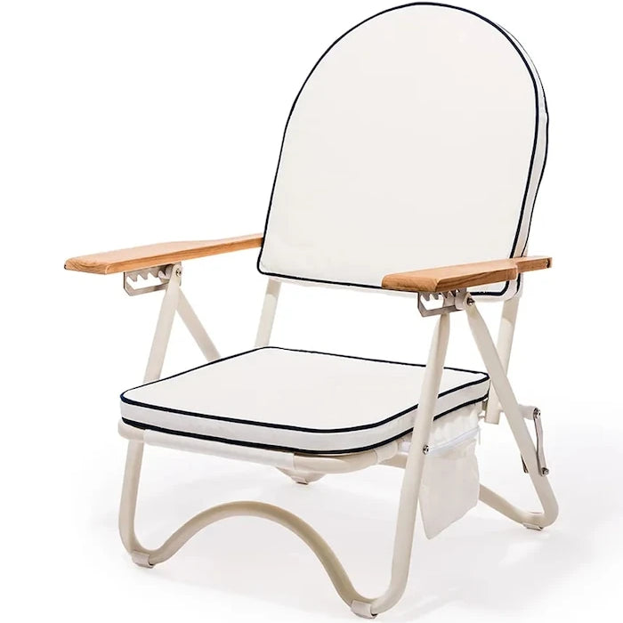 Business & Pleasure Co. Rive White Plaj Sandalyesi