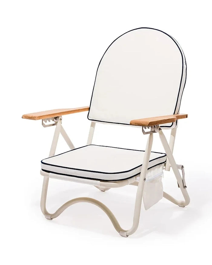 Business & Pleasure Co. Rive White Plaj Sandalyesi
