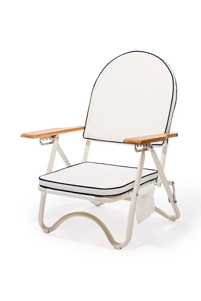 Business & Pleasure Co. Rive White Plaj Sandalyesi