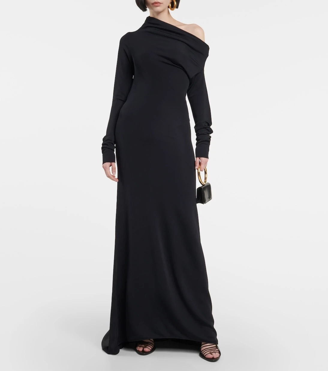 Ferragamo - One-shoulder jersey gown