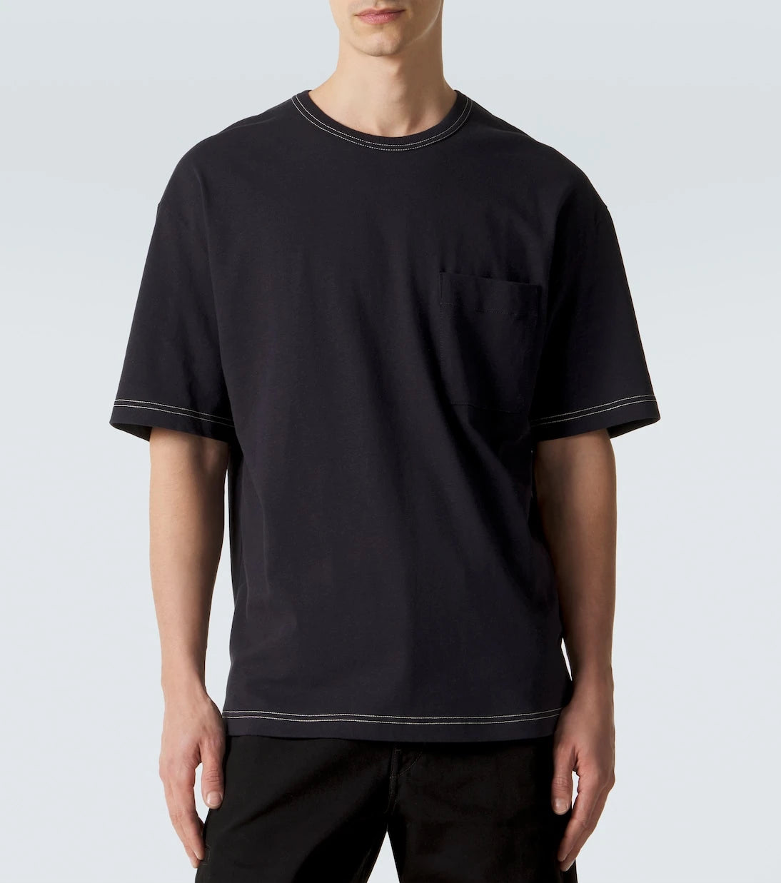 Lemaire - Cotton and linen T-shirt