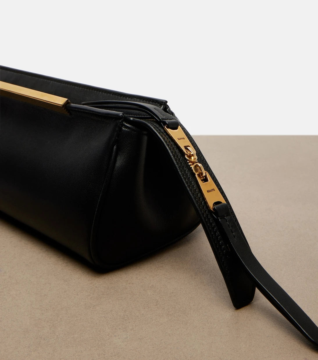 Khaite - Donna leather clutch