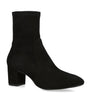 Stuart Weitzman Black Suede Yuliana Ankle Boots 60