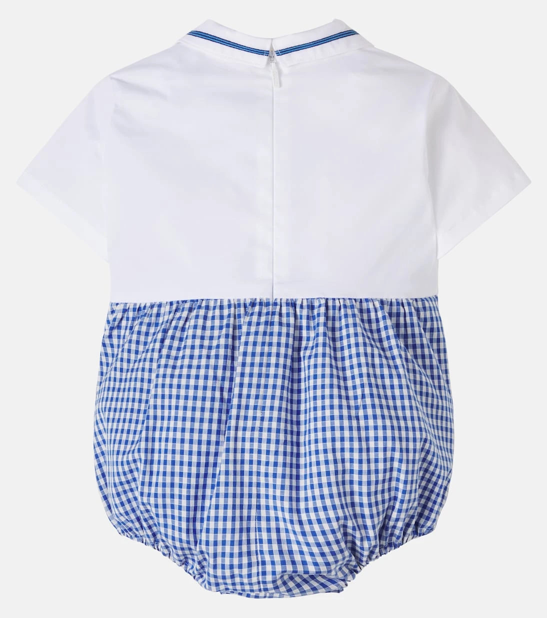 Gucci Kids - Baby checked cotton-blend playsuit