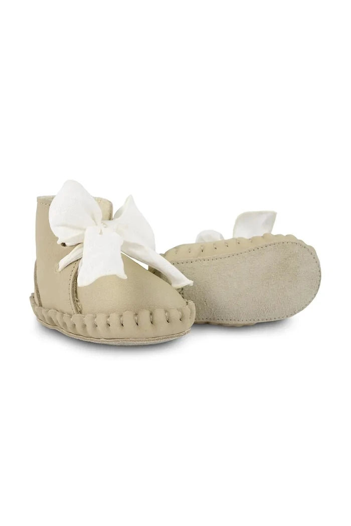Бебешки кожени обувки Donsje Pina Organza Booties
