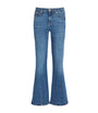 7 For All Mankind Blue Dojo Tailorless Flared Jeans