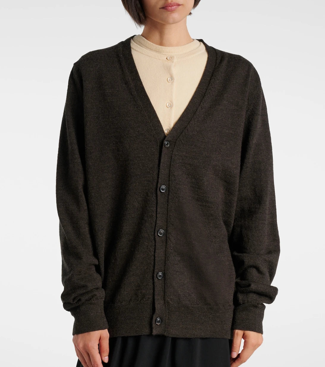 Maison Margiela - Four Stitches wool cardigan