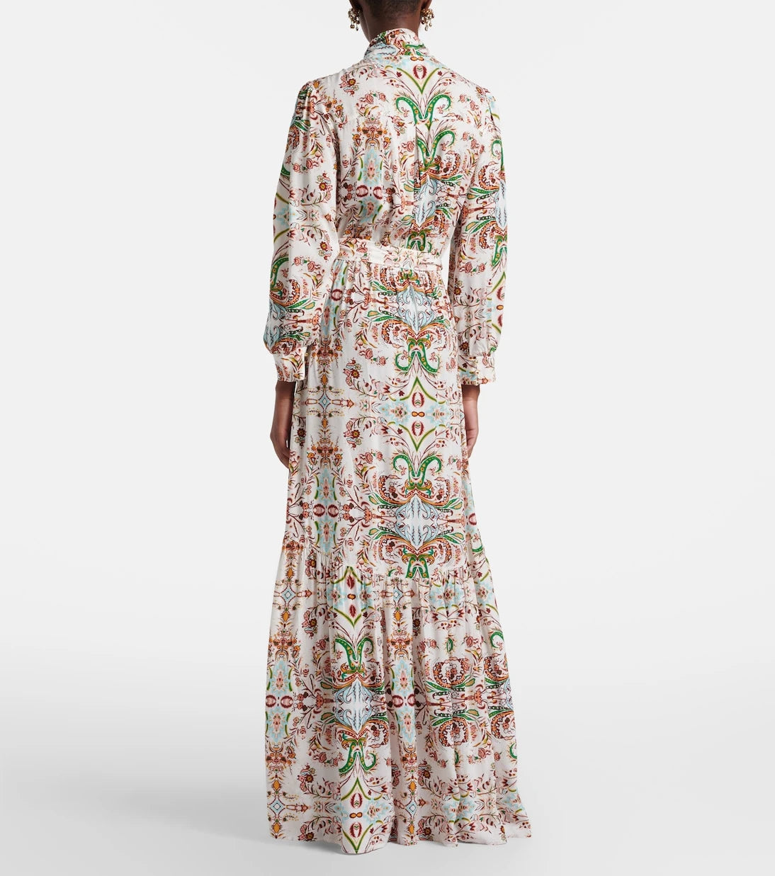 Melissa Odabash - Skylar tie-neck printed maxi dress