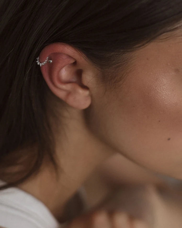 ANIA KRUK Piercing Rock It Gümüş Küpe