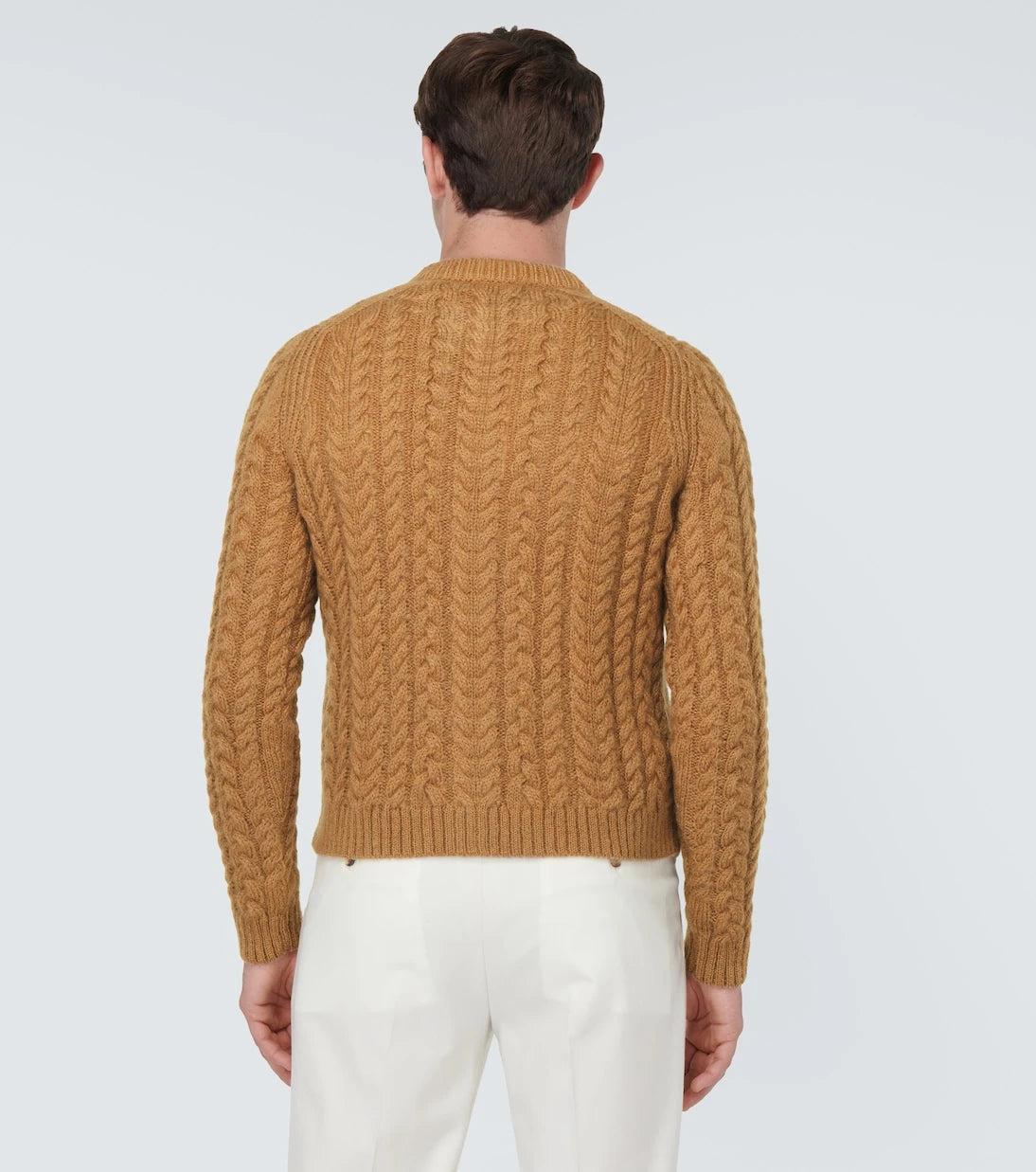Wales Bonner - Cable-knit mohair-blend cardigan