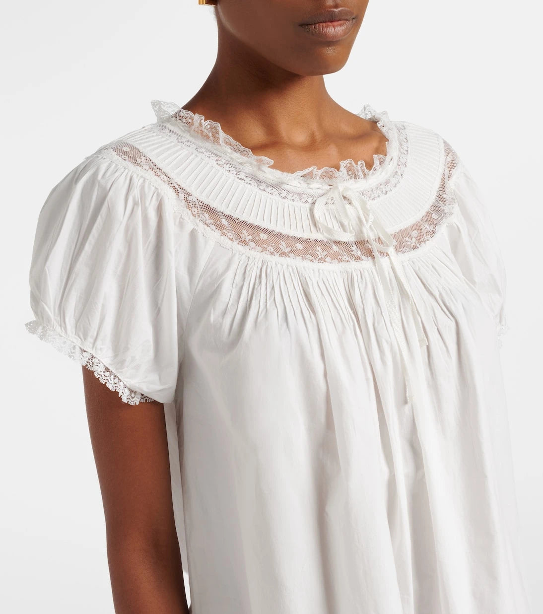 Dôen - Daphne cotton poplin minidress