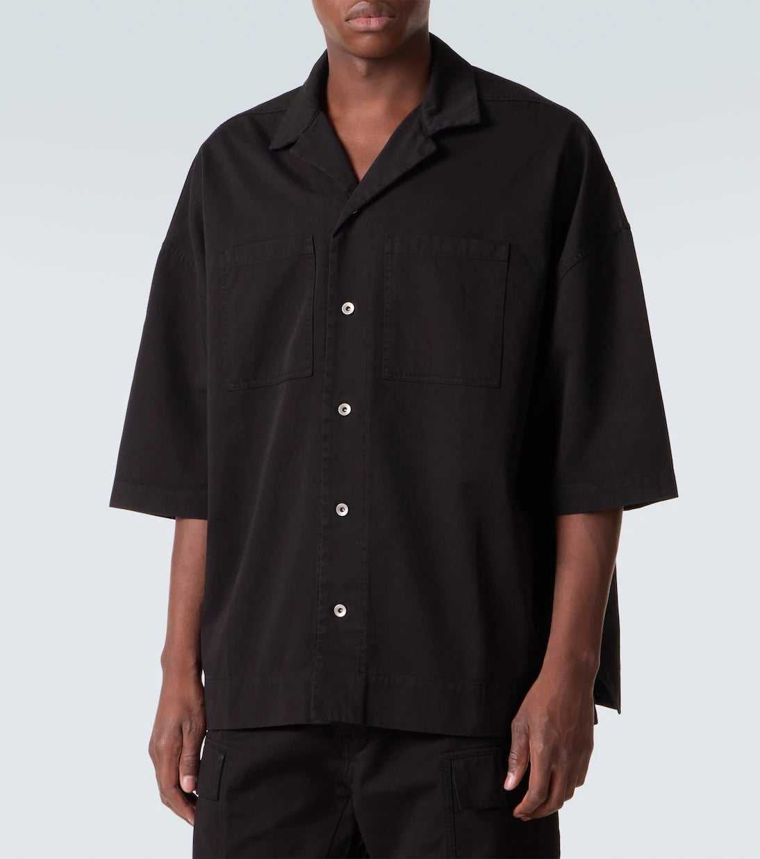 Rick Owens - Magnum Tommy oversized cotton twill shirt