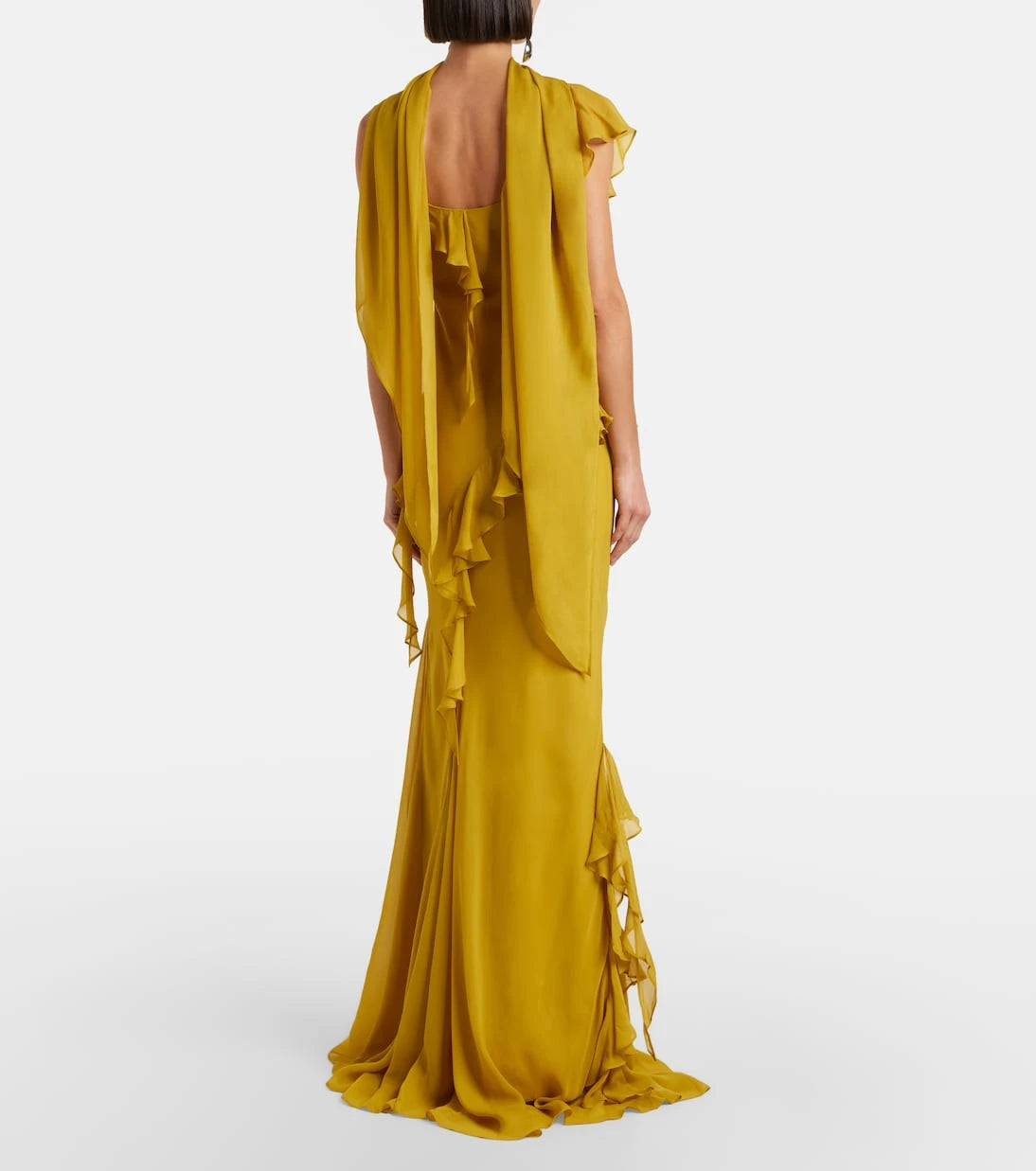 De La Vali - Mayara ruffled georgette gown