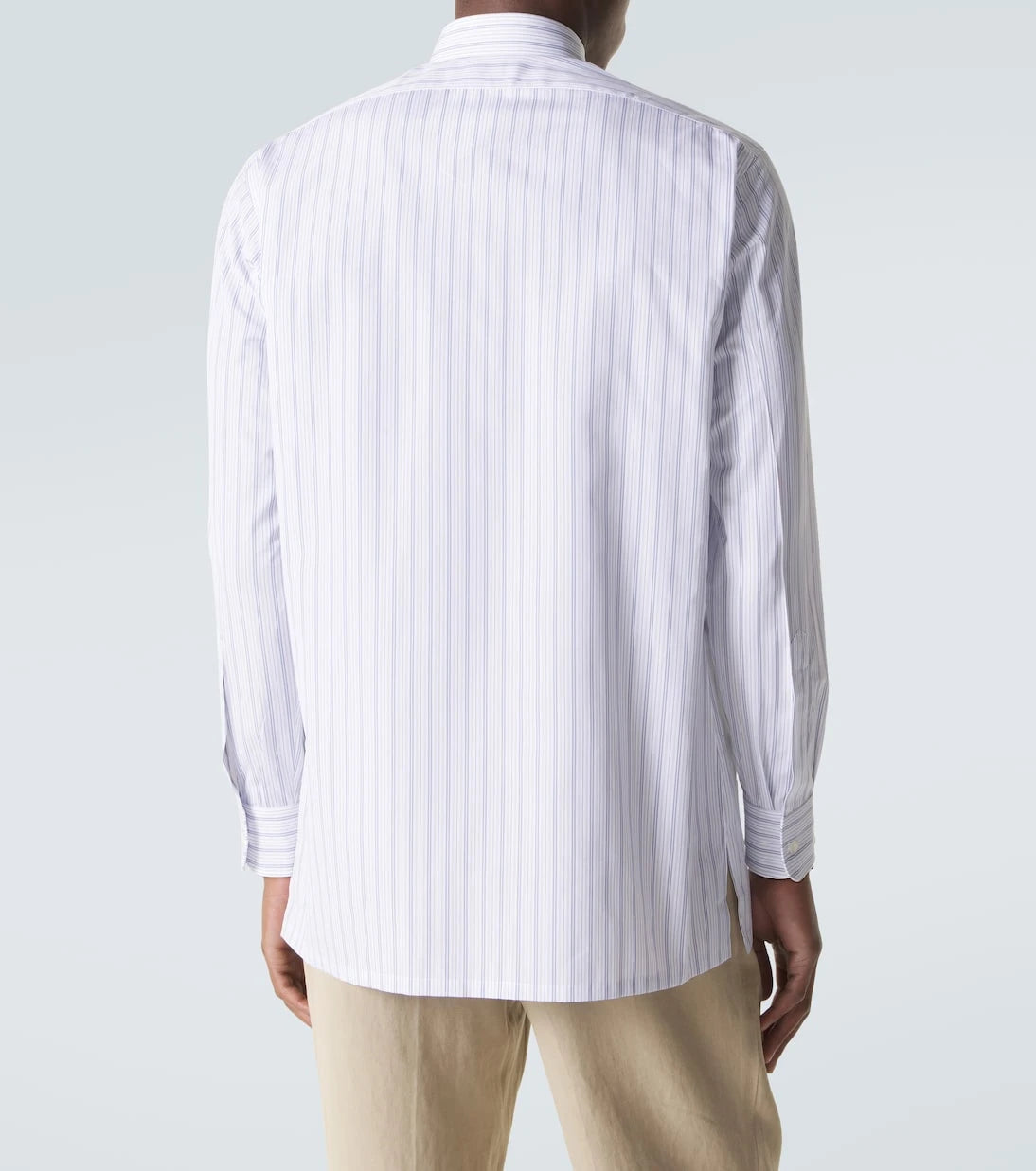 Charvet - Striped cotton poplin shirt