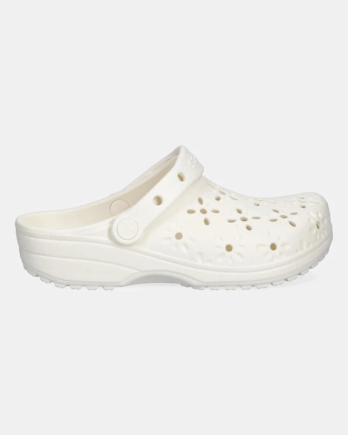Crocs Classic Floral Cut Out Clog