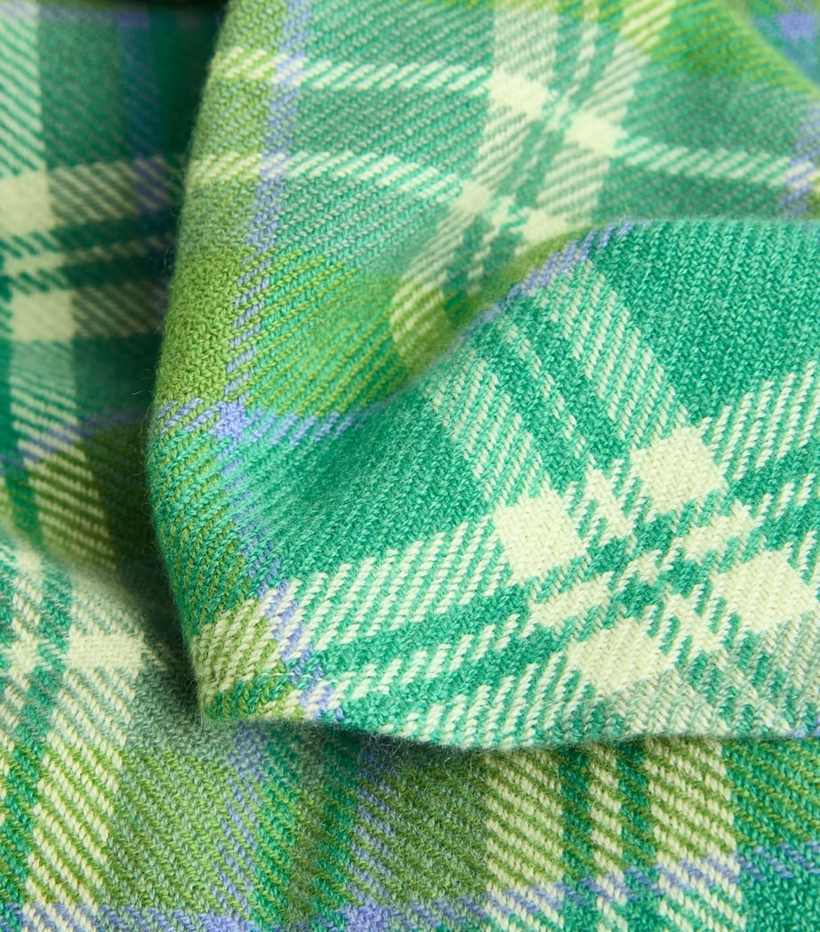 Cashmere Plaid Shirt