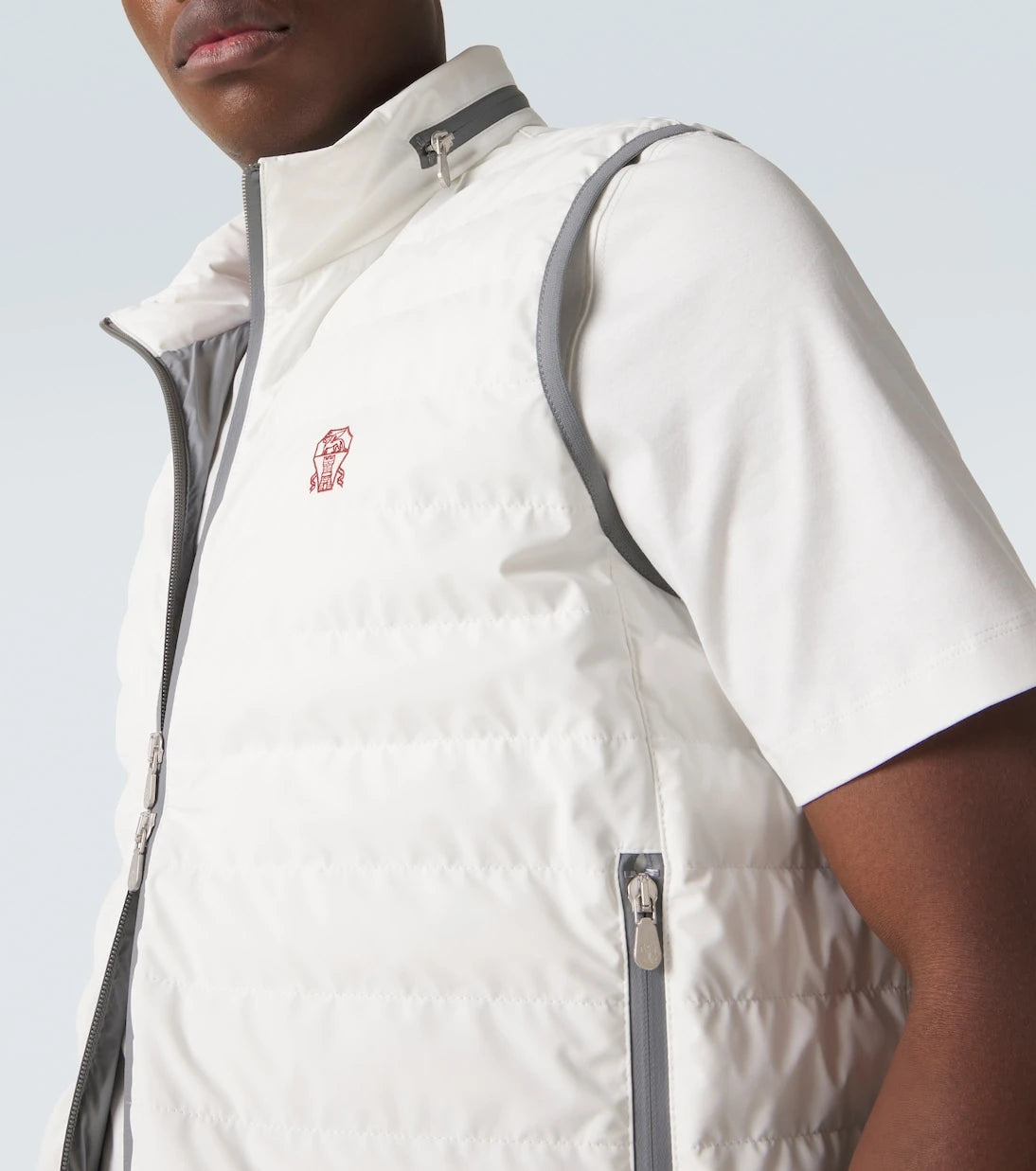 Brunello Cucinelli - Logo down vest