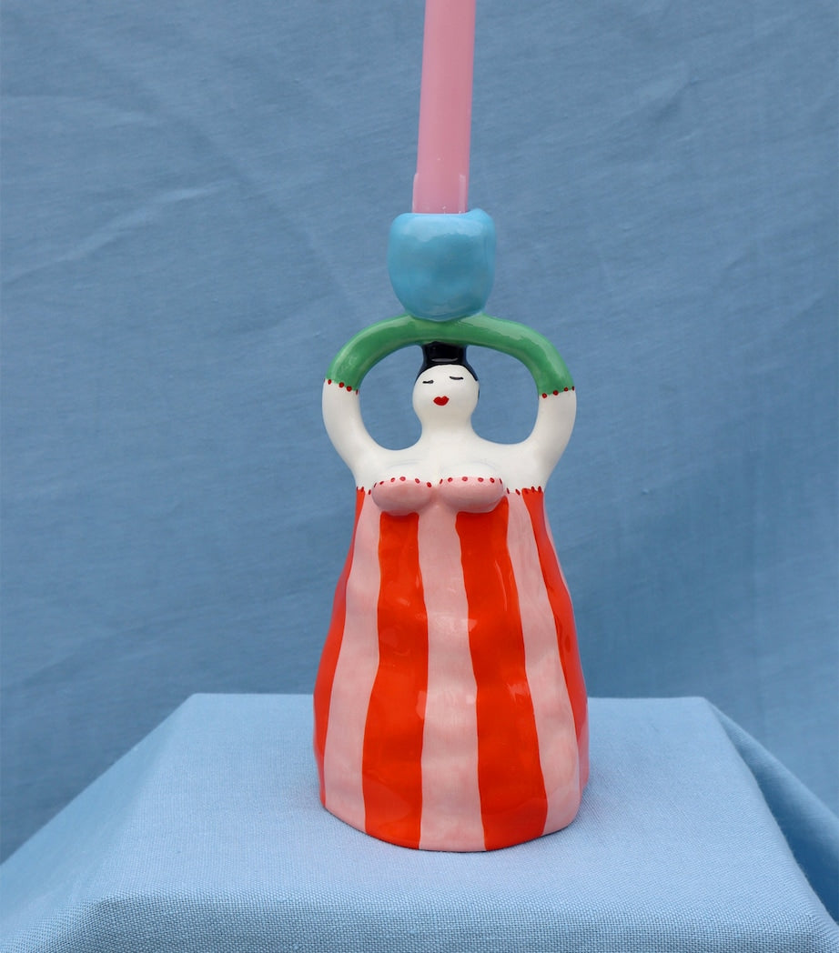 Earthenware Claudia Candle Holder (22cm)