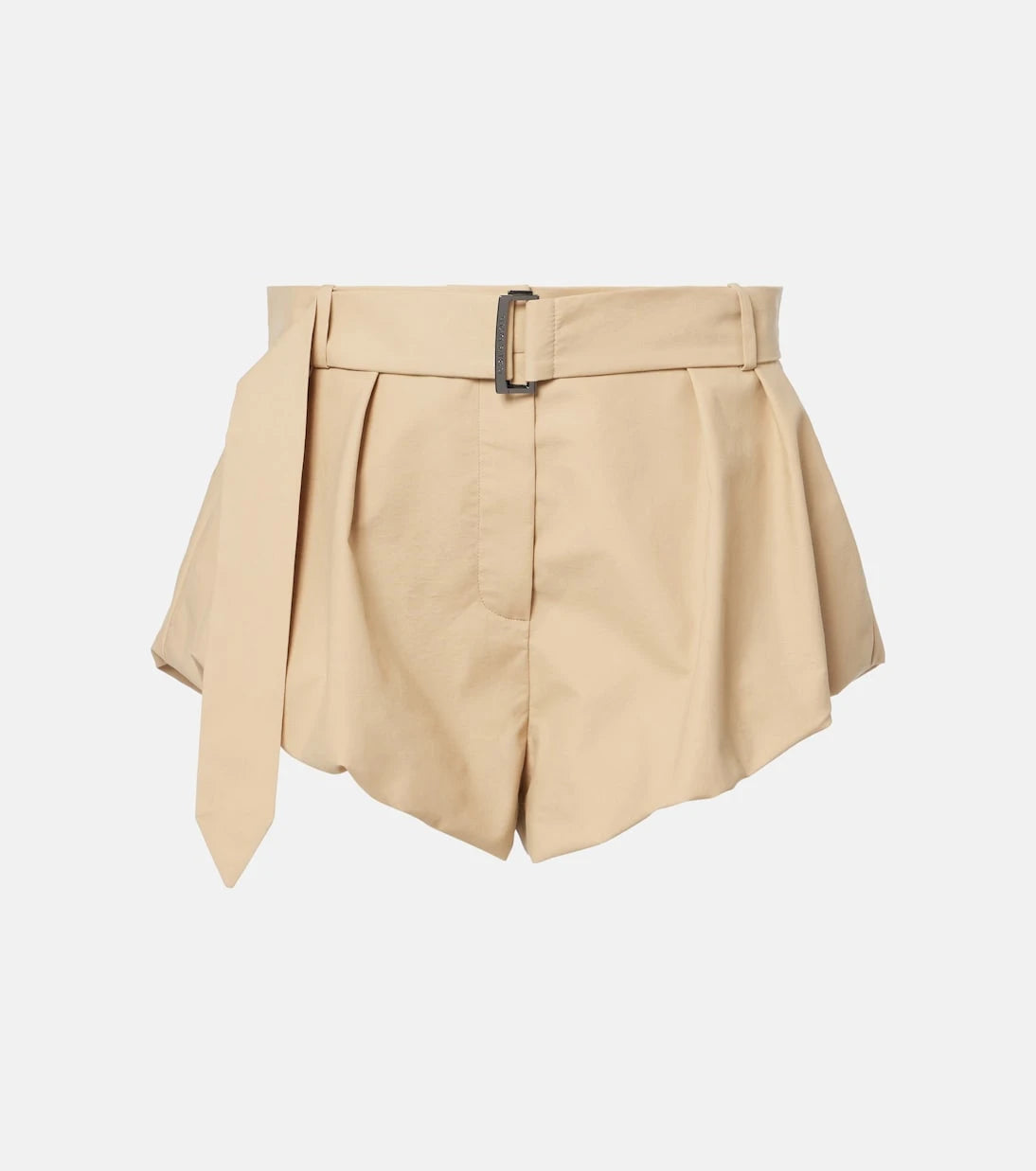 Magda Butrym - High-rise cotton-blend shorts