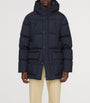 Burberry Navy Hooded Down Puffer Jacket