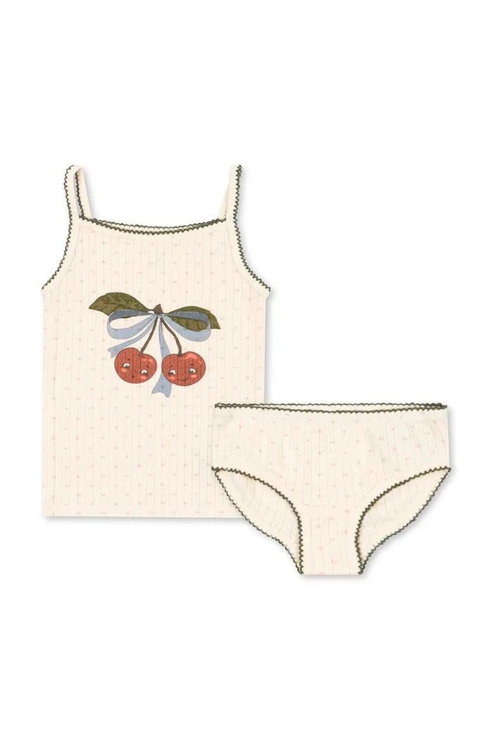 Konges Sløjd MINNIE UNDERWEAR GOTS Çocuk Pamuklu Takım