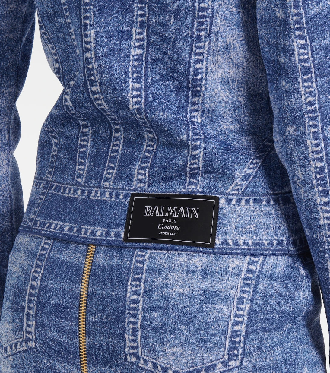 Balmain - Trompe l'oeil jacquard cardigan