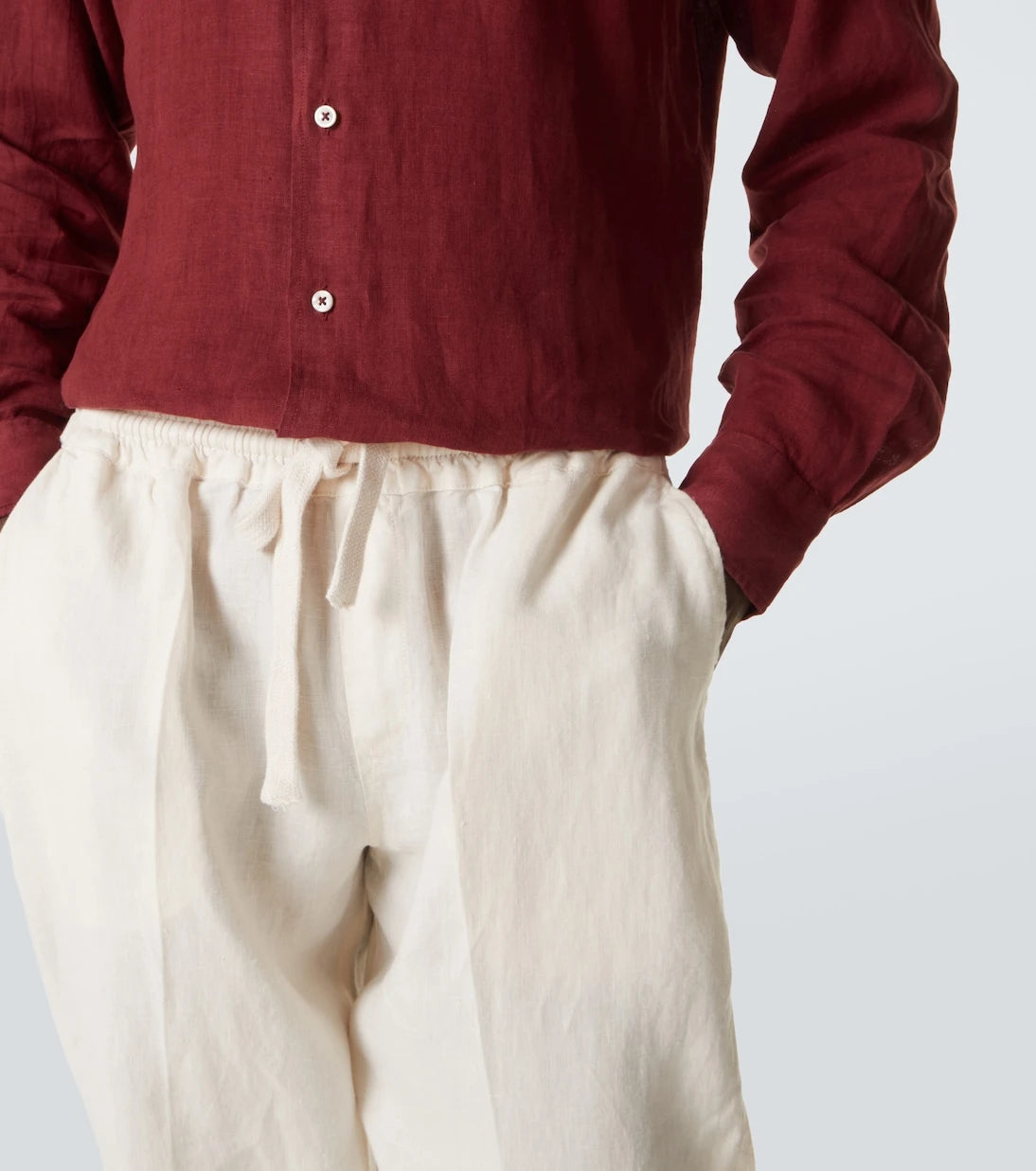 Fedeli - Bonifacio linen tapered pants