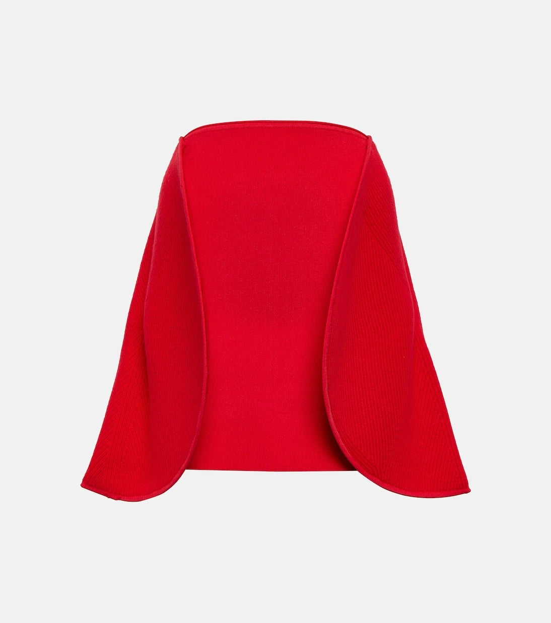 Victoria Beckham - Paneled jersey miniskirt