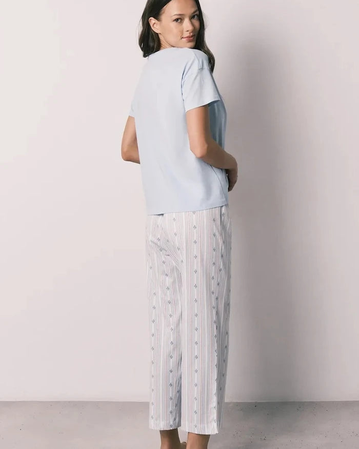 women'secret kadın pamuklu iki parçalı pijama
