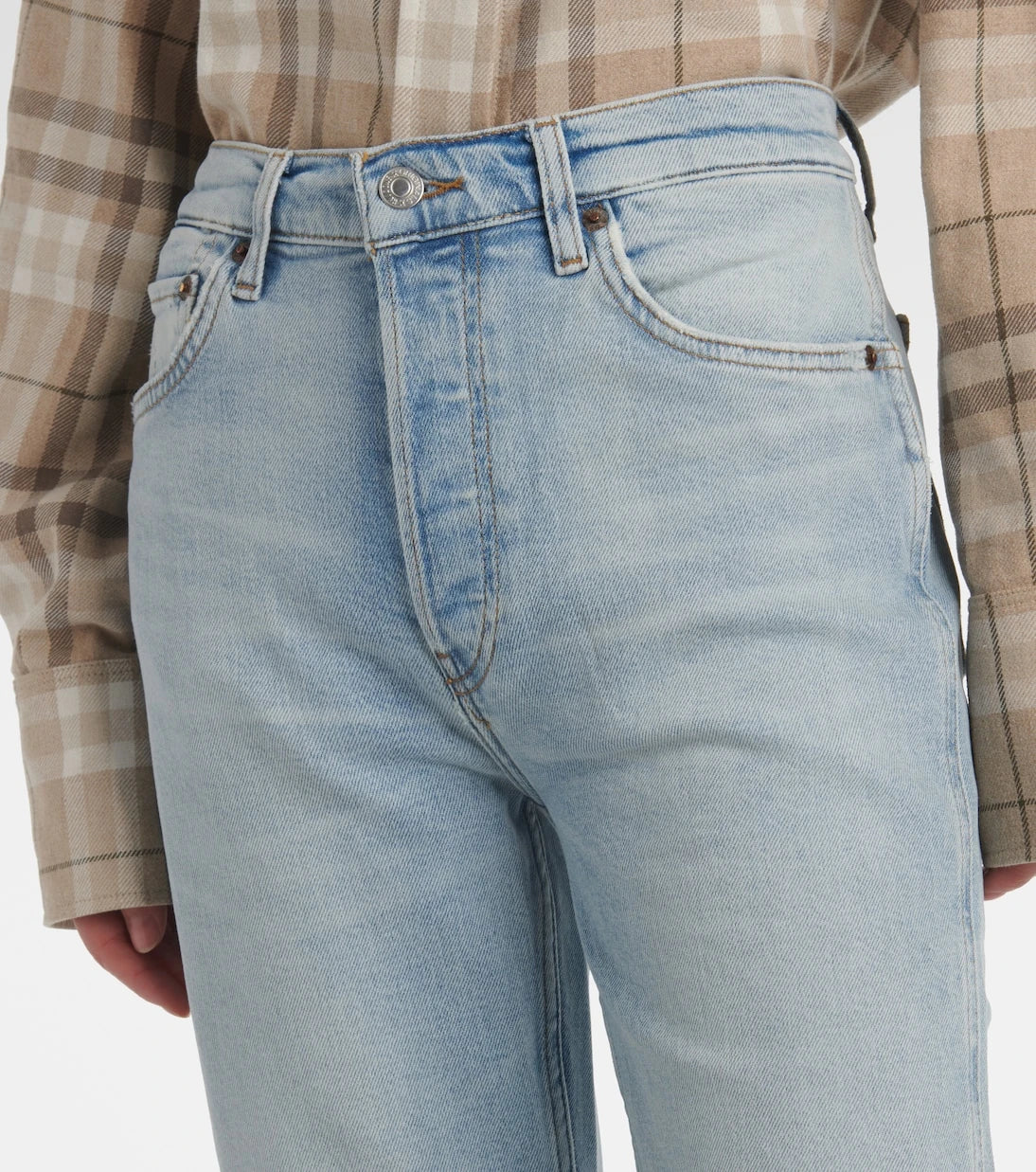 Re/Done - The Riding Jean high-rise flared jeans