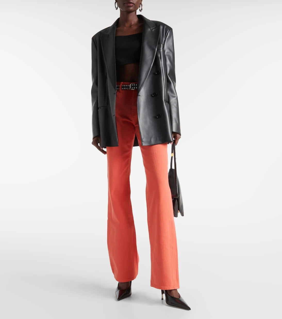 7 For All Mankind - Tess high-rise straight jeans
