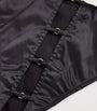 Fleur Du Mal Black Stretch-Silk Luxe Cheeky Briefs