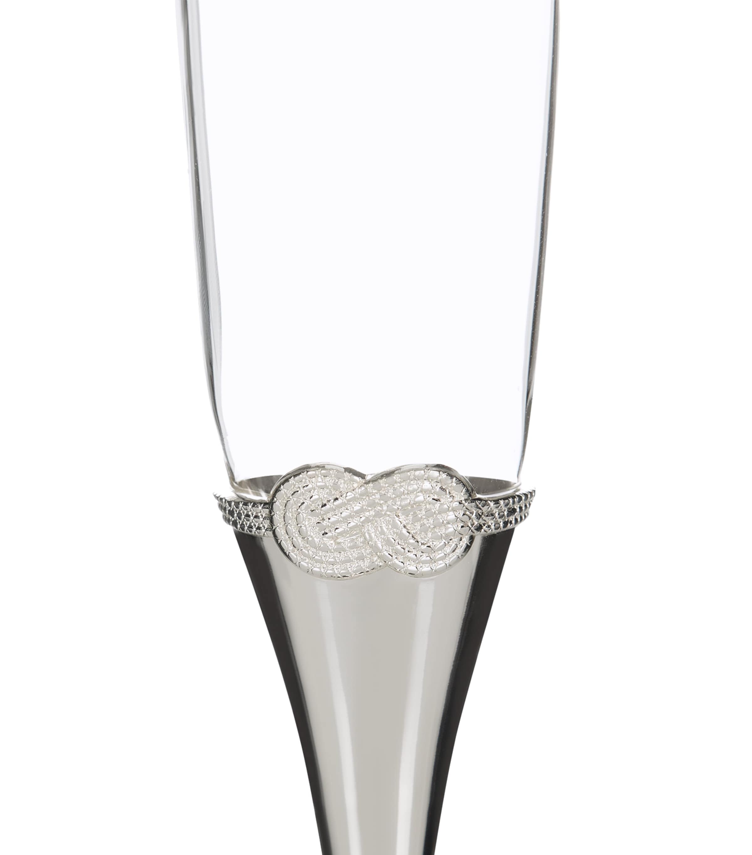 Set of 2 Infinity Champagne Flutes