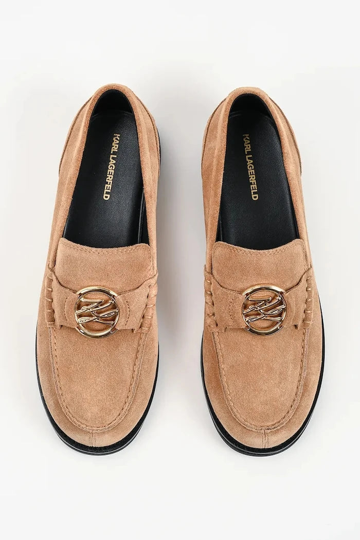 Karl Lagerfeld kadın süet loafer Mia
