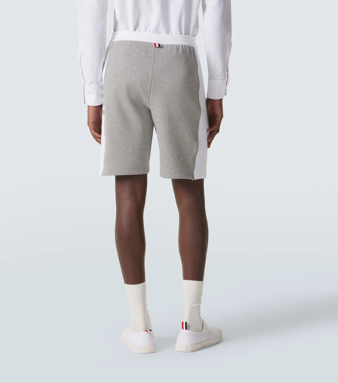 Thom Browne - 4-Bar cotton jersey shorts