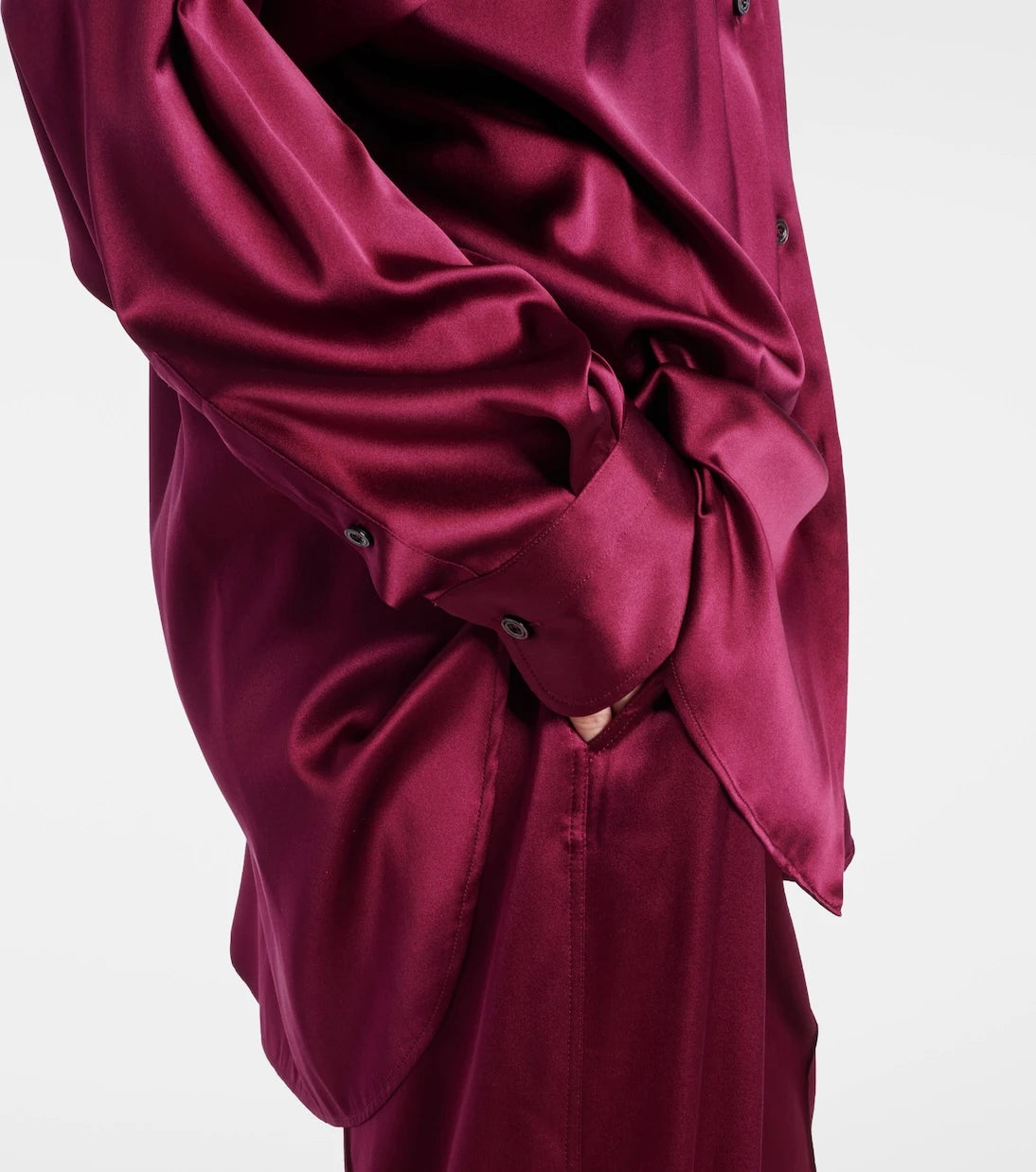 Tom Ford - Silk-blend satin shirt