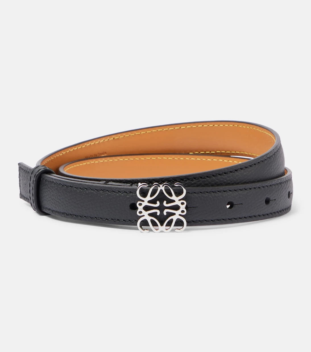 Loewe - Anagram leather belt