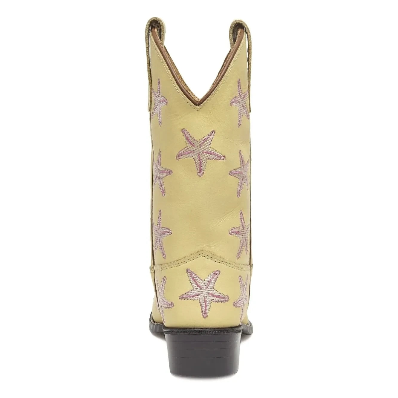 Bootstock - Santiags Starfish Leather | Pale yellow