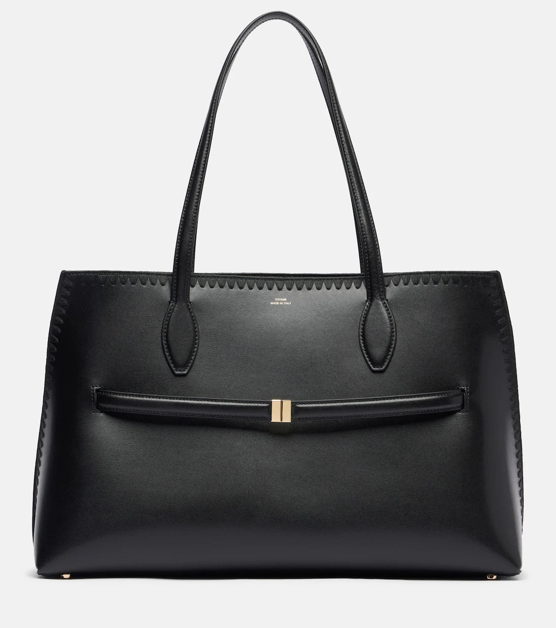 Toteme - Lounge embroidered leather tote bag
