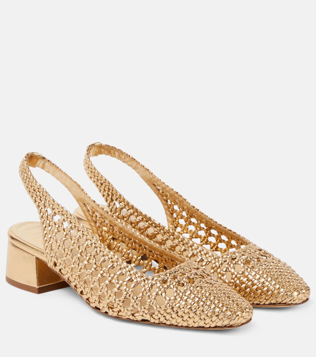 Souliers Martinez - Nova Terragona leather slingback pumps