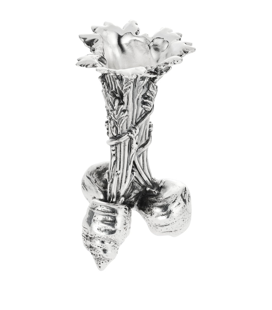 Christofle Silver-Plated Bunch Of Carrots Vase (10.5cm)