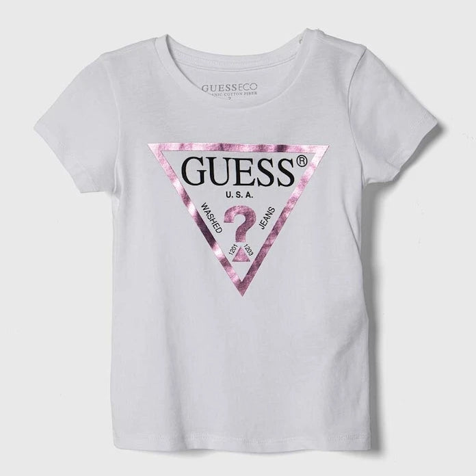Детска памучна тениска Guess